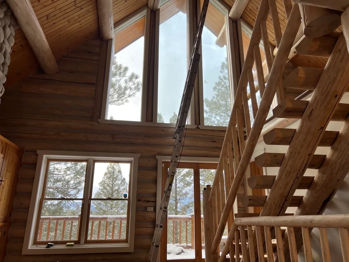 Log Home Finishing Evergreen