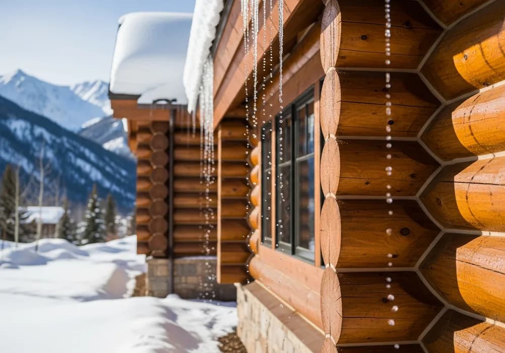 Weatherproofing for Colorado log homes