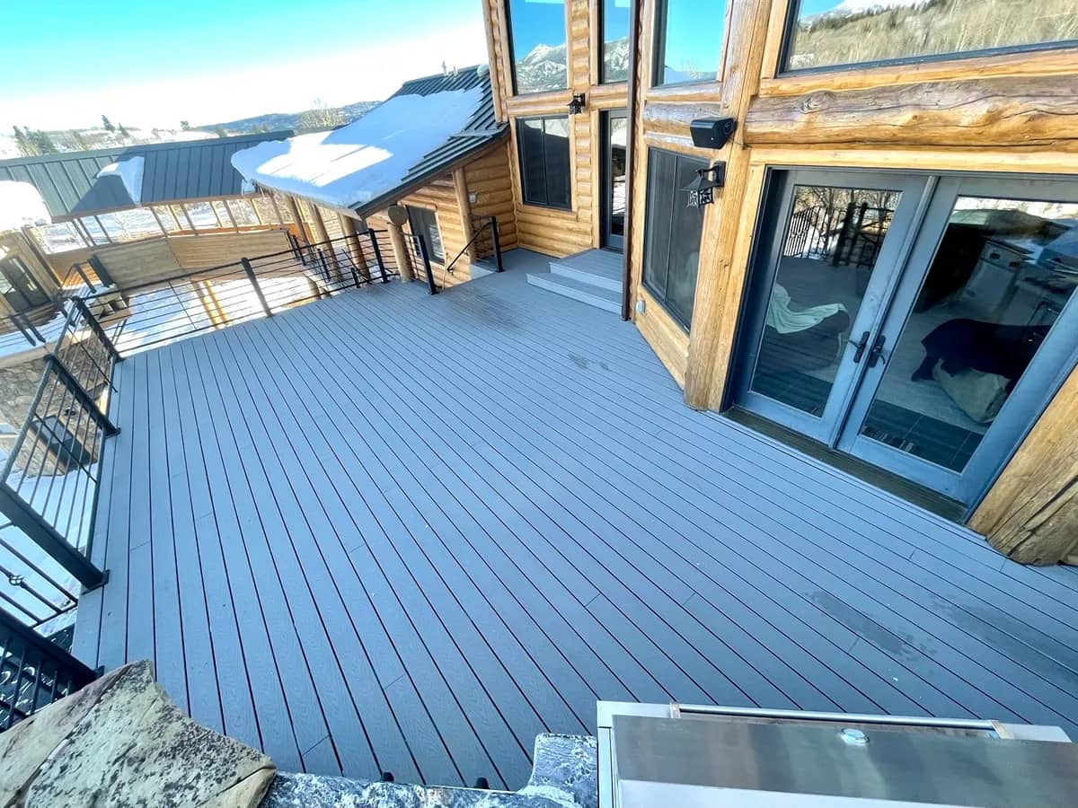 Pagosa Springs Log home Deck Restoration