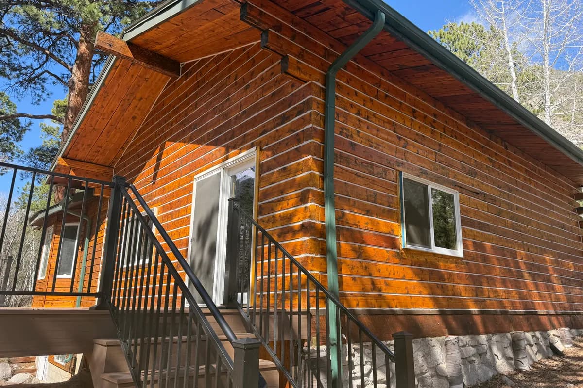 From Painted to Pristine: A Complete Log Home Restoration in Nathrop, Colorado