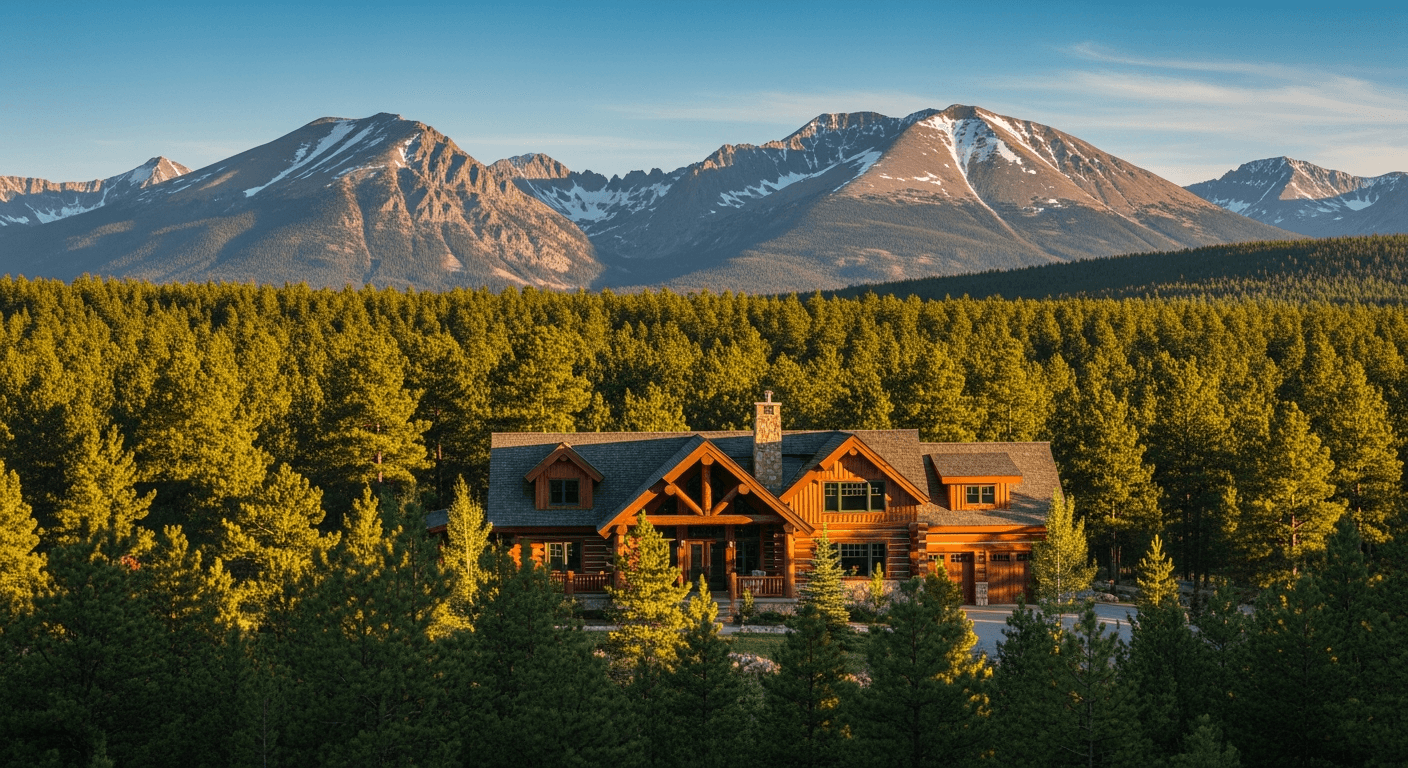 Log home restoration services in Grand County Colorado - professional staining and chinking near Grand Lake and Winter Park