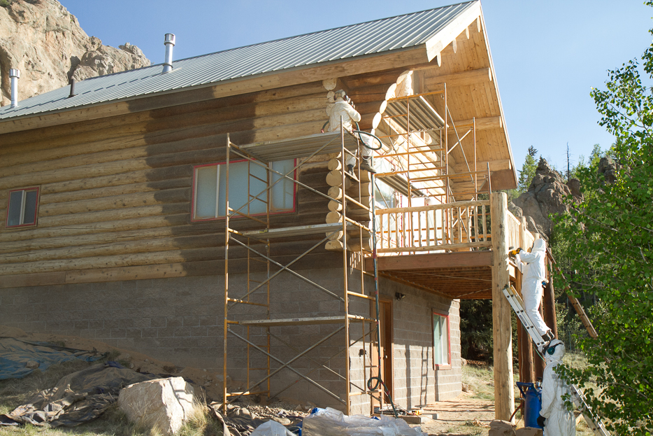 log home restoration 