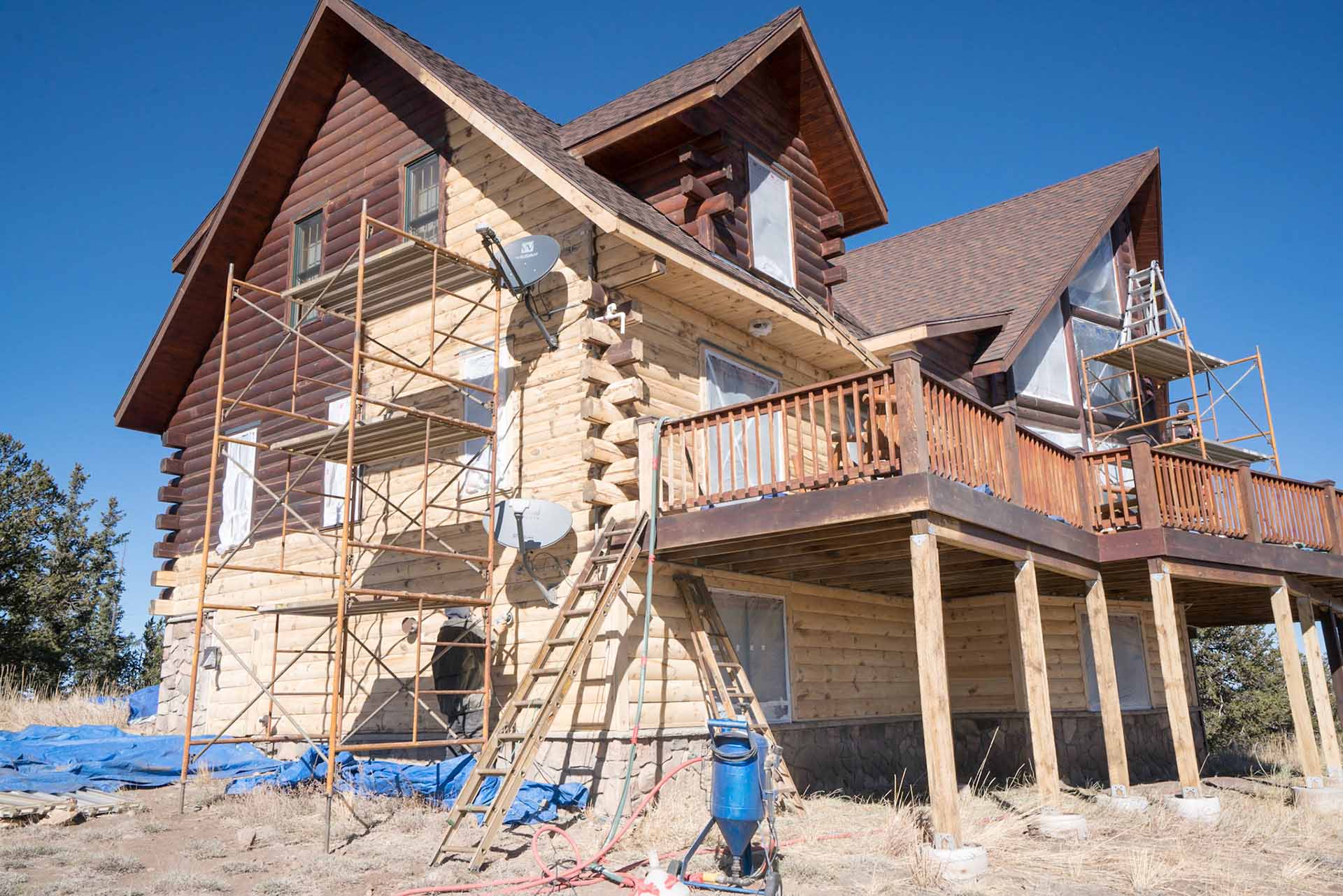 log home restoration Fairplay