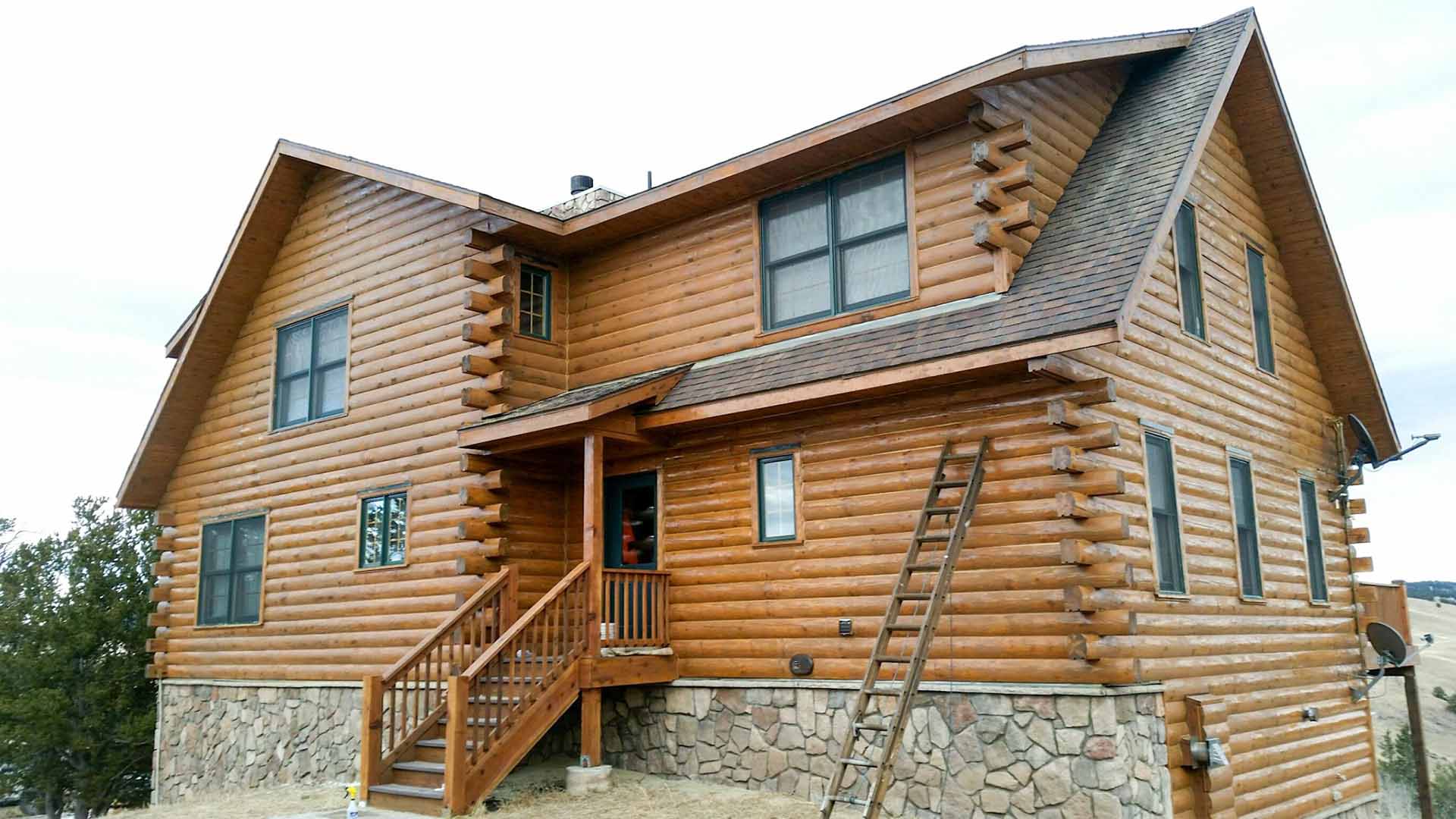 Park County log home maintenance protecting property value in Alma and Jefferson Colorado